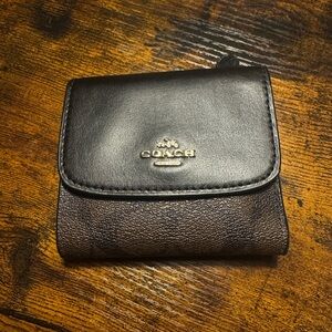 Coach Two-Tone Leather Wallet